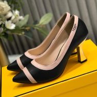 Fendi Colibri Pumps Women Leather Black