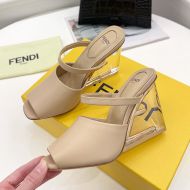 Fendi First Sandals Women Calf Leather Beige