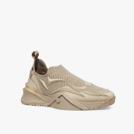 Fendi Flow Sneakers Unisex Mesh Beige